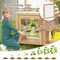 Outdoor Mud Kitchen Playset with Sink Observation Room and Garden Cups